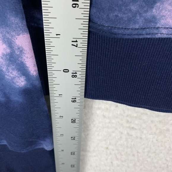 Champion Sweatshirt Women's XS Navy Tie-Dye Cotton Crew Neck Pullover NWT 6832 - Picture 7 of 9